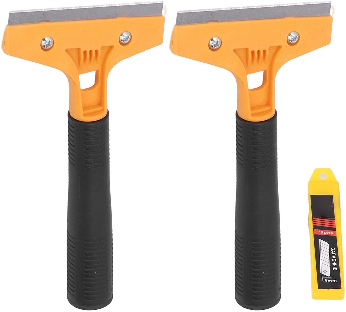 Allecto - Razor Blade Scraper Set met 10 Extra Blades - Efficiënte Verwijdertool voor Stickers en Vuil