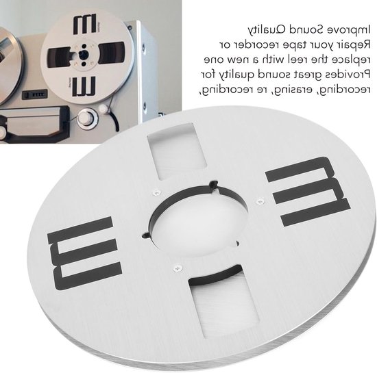 Lege Tape Reel van 10,5 Inch met 4 Gaten voor Geluidsopname, Open Spoel voor Verbeterde Geluidskwaliteit en Compatibiliteit met Diverse Apparaten — afbeelding 2