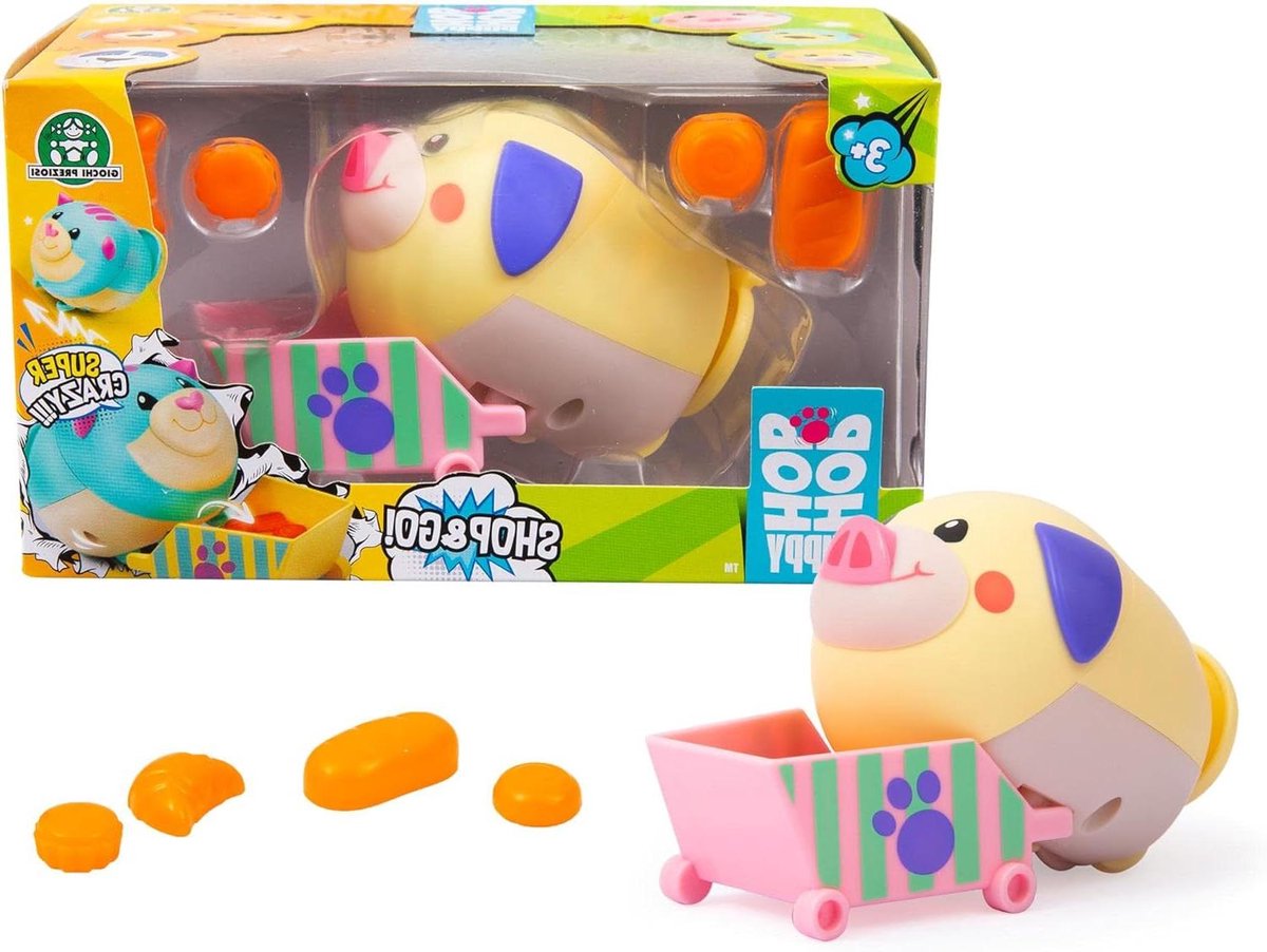 Hop Hop Hop Puppy - Stuiter Puppy Speelgoed - Kinderspel - Zelfstandig Staand - 9.5 x 16 x 9 cm