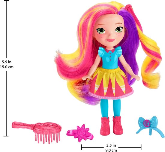 Pop-in Stijl Poppen - Speelgoed poppen - Haarstyling spel - Verstelbare poppen - 15 cm - Multicolor van POP — afbeelding 2