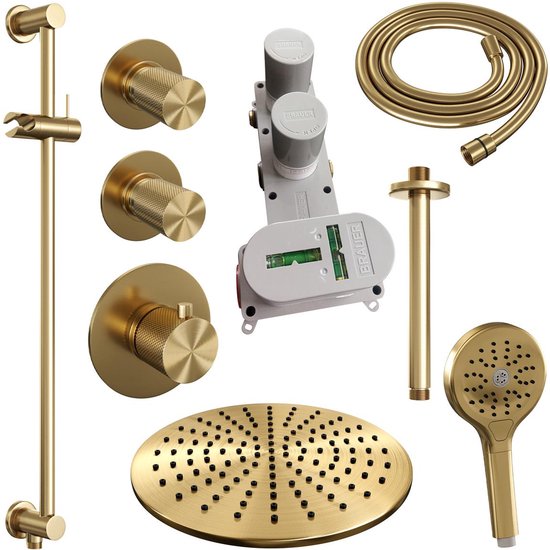 Complete Regendoucheset met Handdouche - Chroom - Sanitair