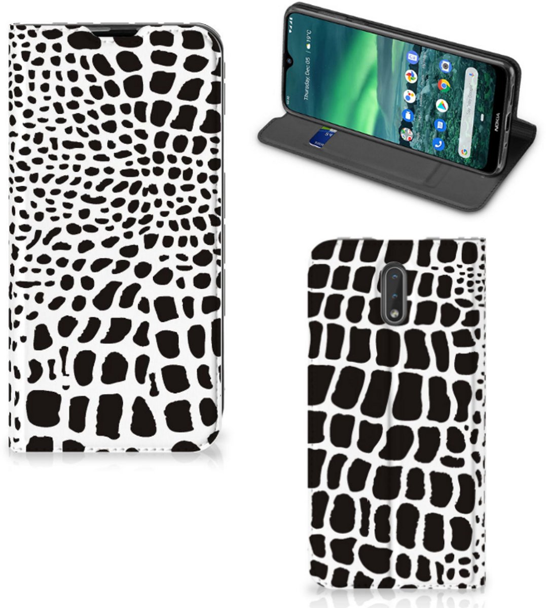 Nokia 2.3 Hoesje maken Slangenprint