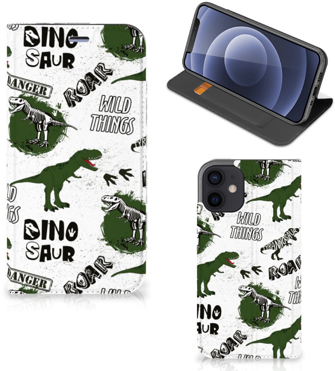 Standcase Hoesje voor Hoesje maken voor iPhone 12 Mini Dinosaurus