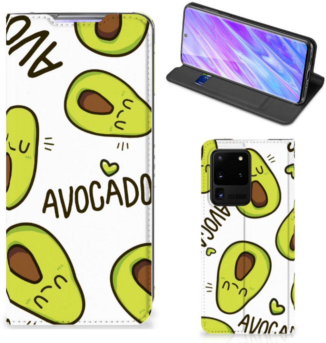 Samsung Galaxy S20 Ultra Magnet Case Avocado Singing