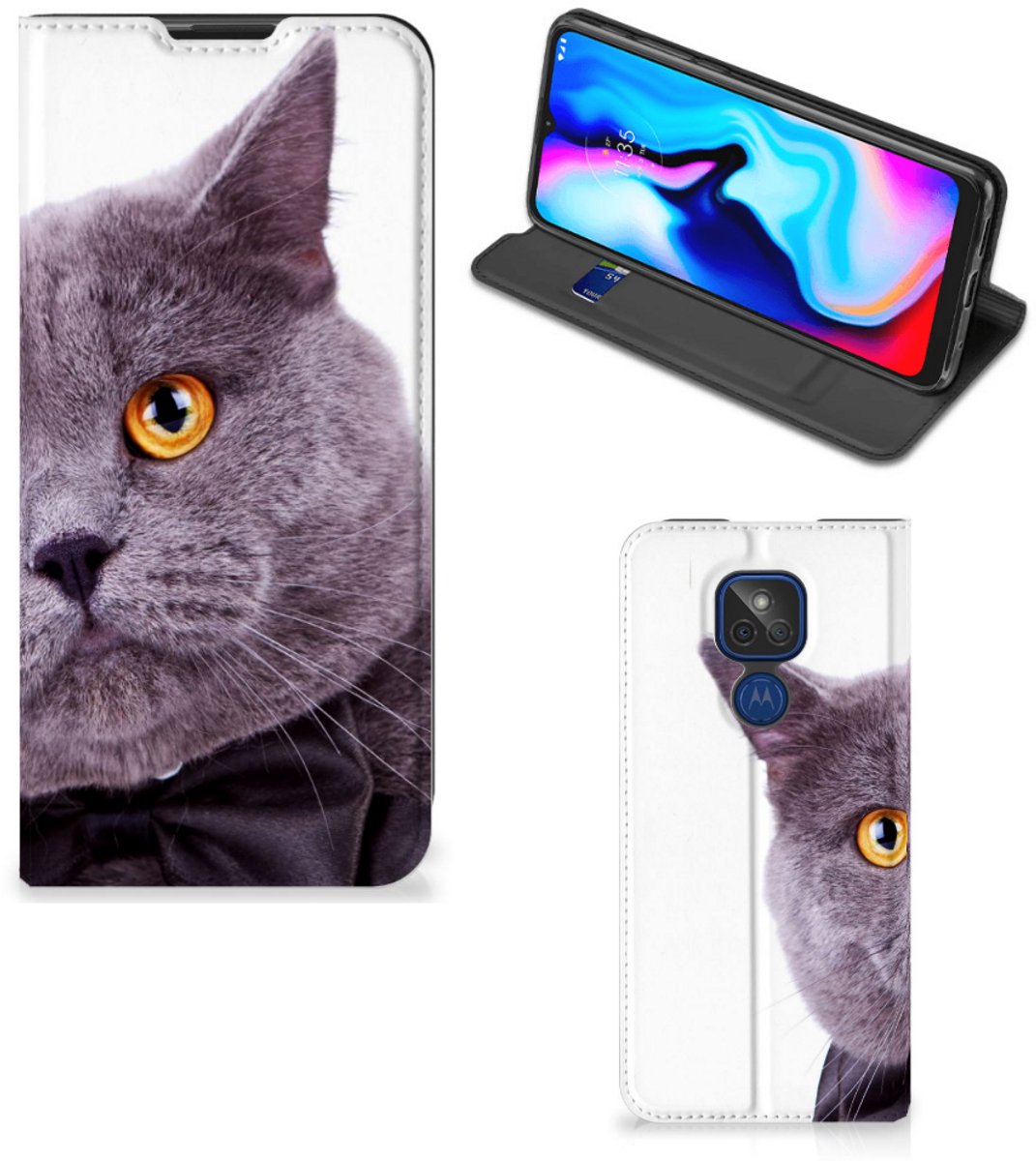 Motorola Moto G9 Play Hoesje maken Kat
