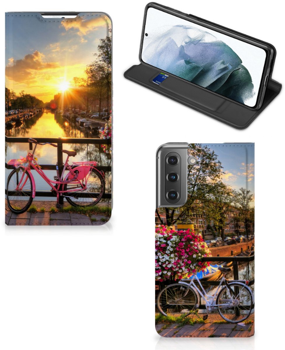 Samsung Galaxy S21 FE Book Cover Amsterdamse Grachten