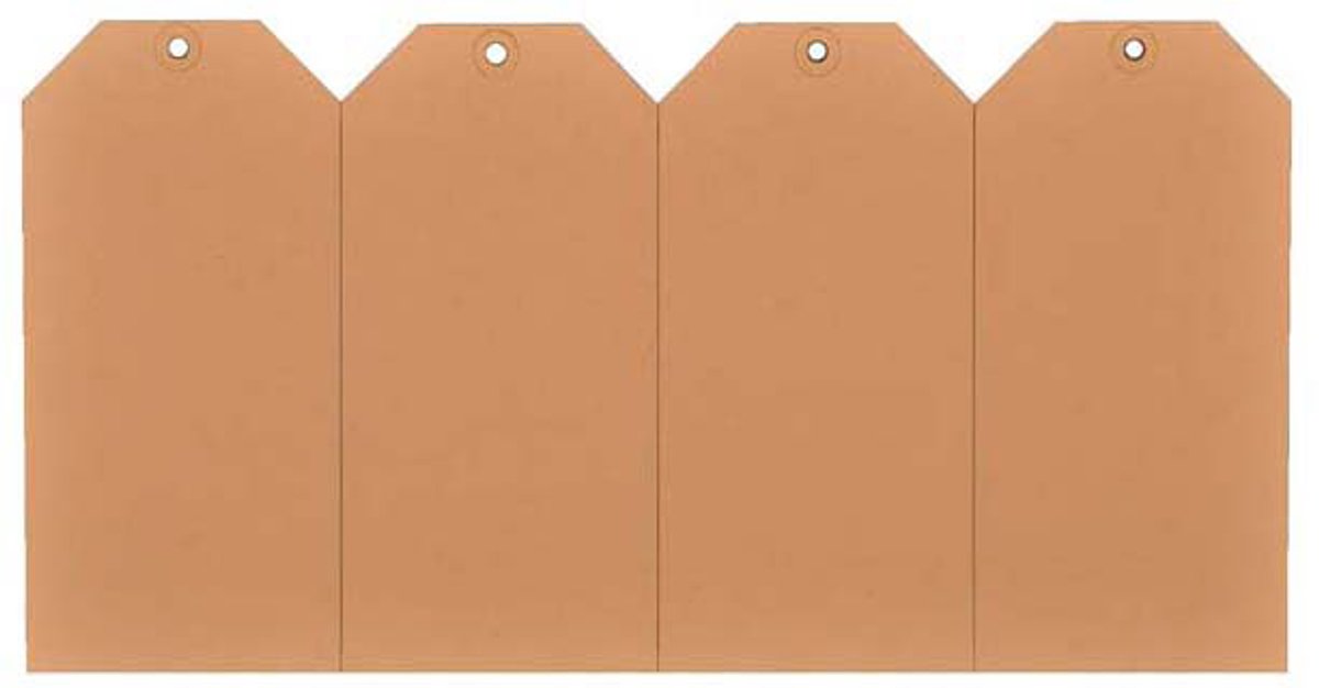 Label HF2 karton Nr1 200gr, 35x70mm 1000 st,