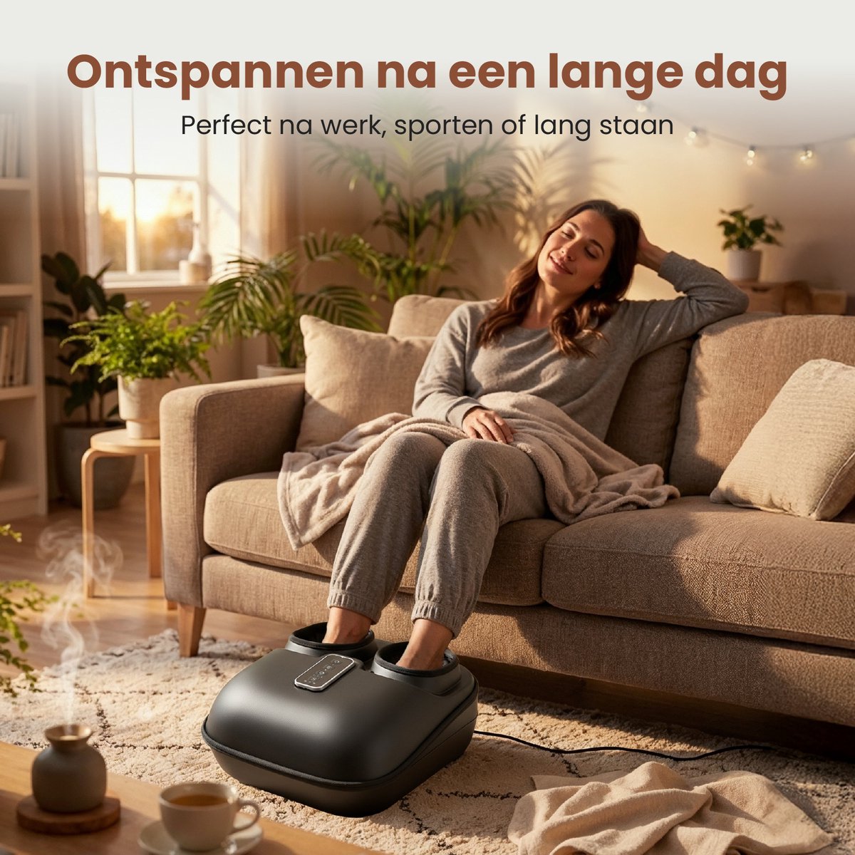 Medivéra Shiatsu Voetmassage met Warmte en Compressie thumbnail 4