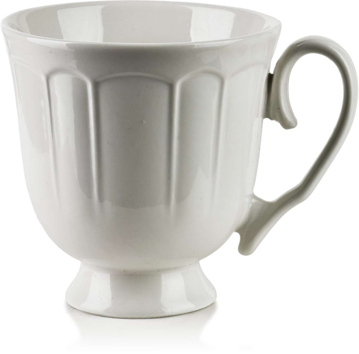 Hella Jumbo Mok 450 ml Wit Porselein