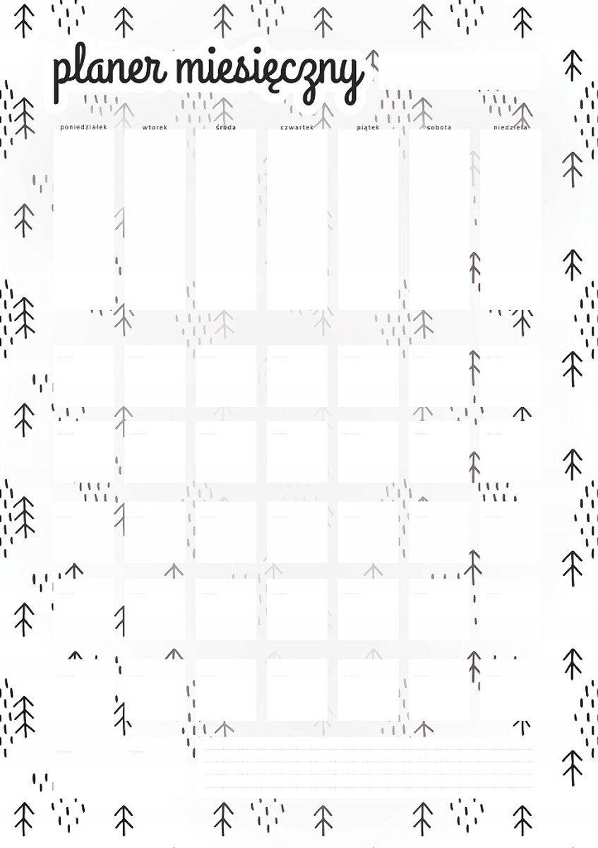 Wallvy - Maandplanner - Magneet Sticker - 30x42cm - Personaliseerbaar