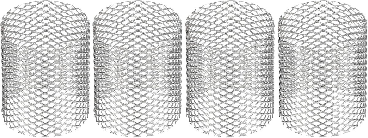 4pcs 22mm Od strainer mesh - 25mm H Y-shaped screen strainer valve mesh screen - 304 stainless steel strainer voor vuilpomp en waterafscheiding