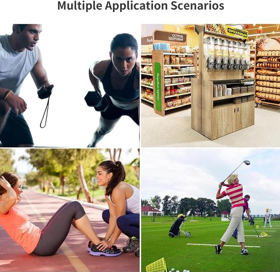 Golfteller - Hoeveelheidsteller Rondeteller - Sport Score Bijhouden - Mechanische Metaalteller - 4-cijferig - Oranje Groen — afbeelding 5
