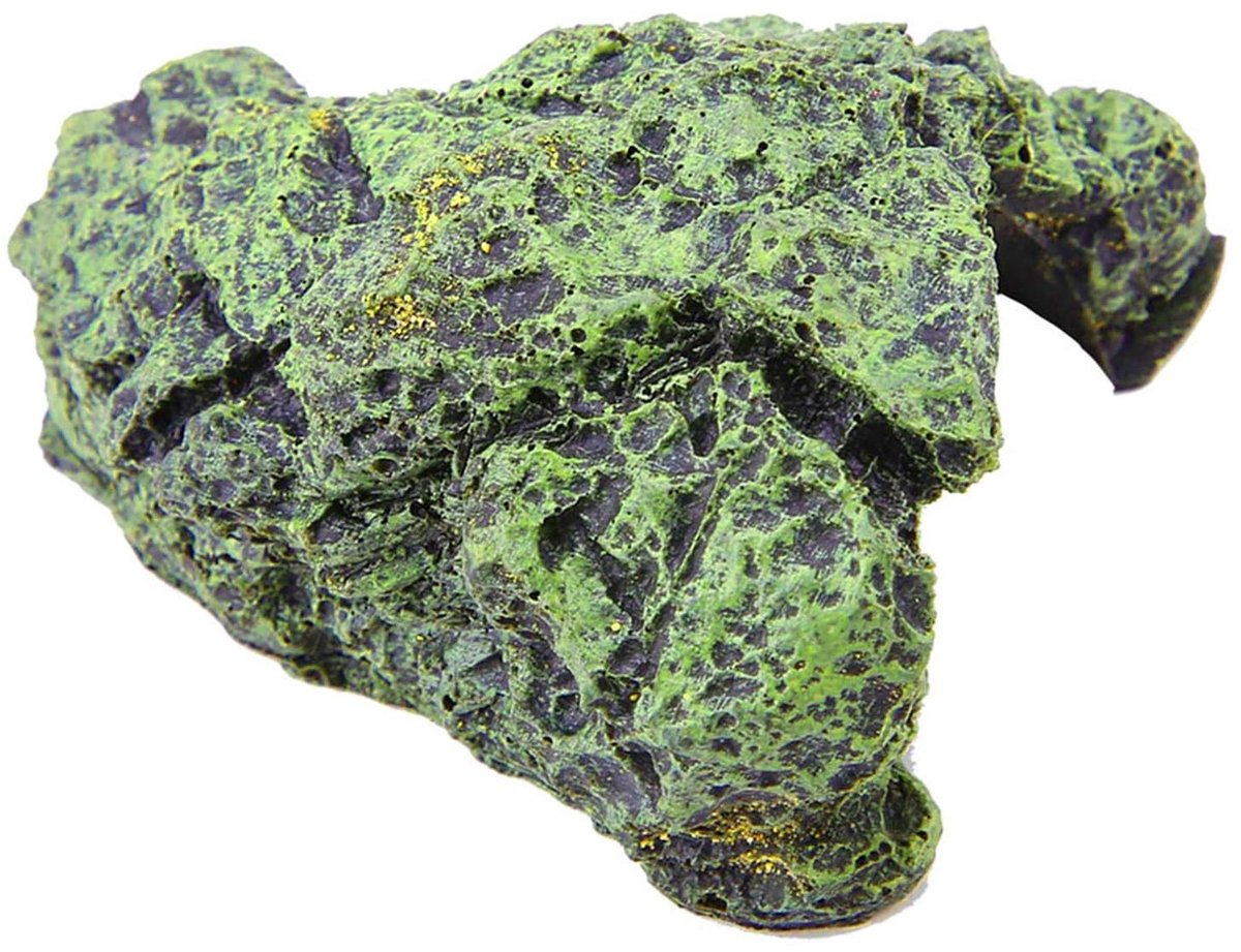 ONF3 - Aquariumgrot - Schildpadgrot - Reptielenschuilplaats - Klein - Visgrot - Decoratie voor aquarium - Geschikt voor reptielen - Hars