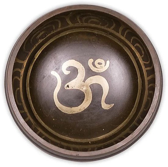 Klankschaal Ohm set - 8 cm van Yogi & Yogini — afbeelding 2