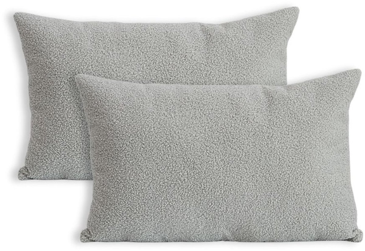 LuMali Kussensloop Grijs 40x60 cm - Kinder Kussensloop - Toddler Pillow Case - OEKO-TEX®