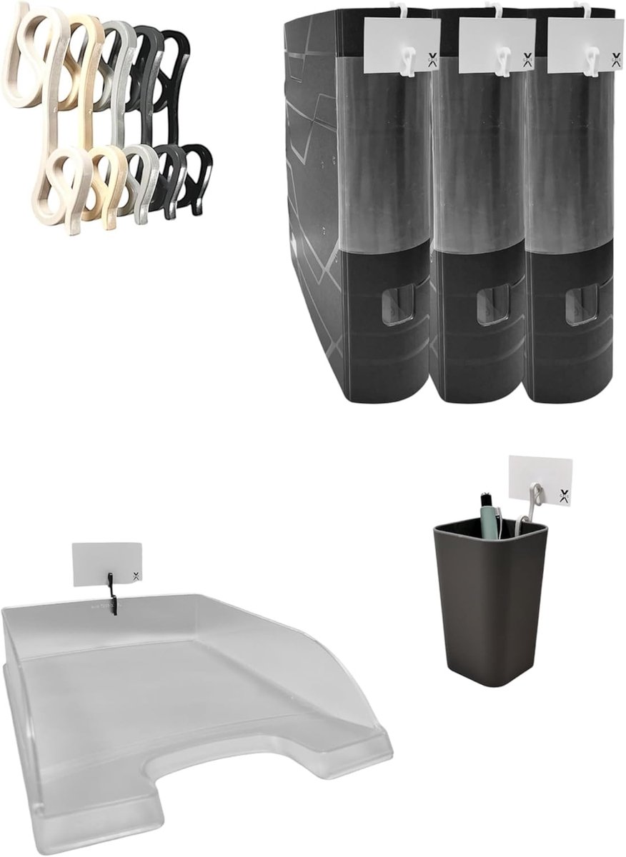 Universele Bevestigingsclips - Duurzame Clips - Feestdecoratie - Vaatwasserbestendig - 50 stuks - Beige