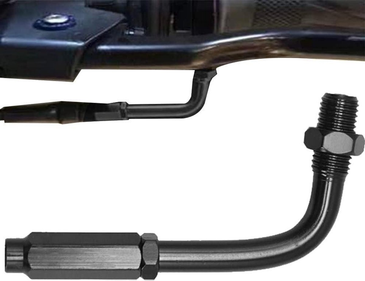 Gaskabel Regelaar - Remkabel Versteller - Motorfiets Onderdelen - 90 Graden Instelbaar - M10 x 1.25 - Zwart