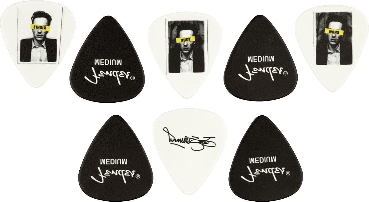 Plectrums Set - Gitaar Picks - Gitaar Spelen - Joe Strummer Artwork - 8 Stuks Medium - Diverse