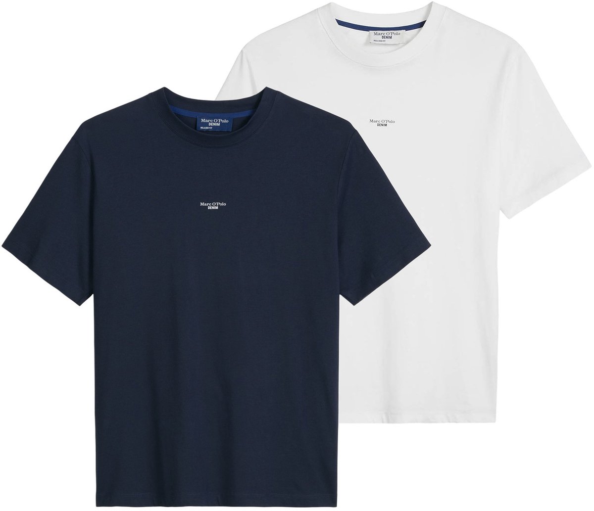 Marc O Polo DENIM T-shirt T-Shirt, SSL, Logo Print, Relax Set van 2