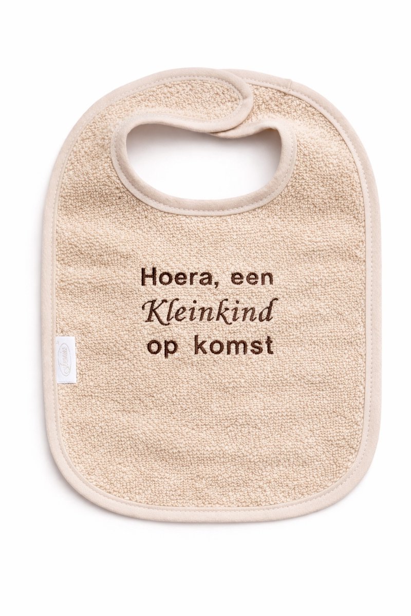 Slab zwangerschapsaankondiging – Hoera, een kleinkind op komst – Slab zwangerschapsaankondiging – voor Baby slab aankondiging zwangerschap – Cadeau opa en oma – slab - 100% katoen - baby aankondiging - originele zwangerschaps reveal