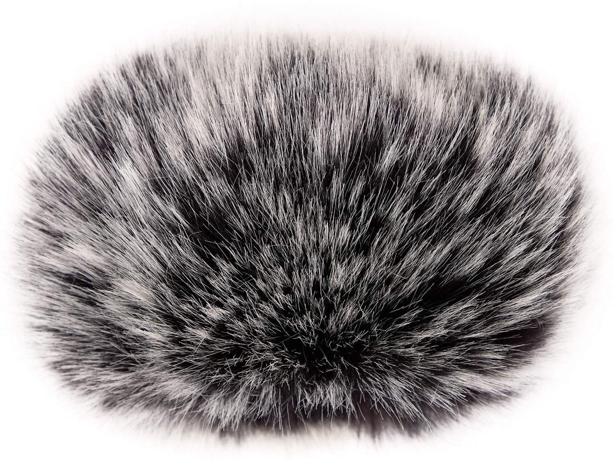 Jhubersproducts - Wind Muff Microfoon - Windscherm voor Geluidsopname - 2.5 inch x 40mm - Compatibel met Zoom H1 en Apogee Mic - Professioneel Fotoacc