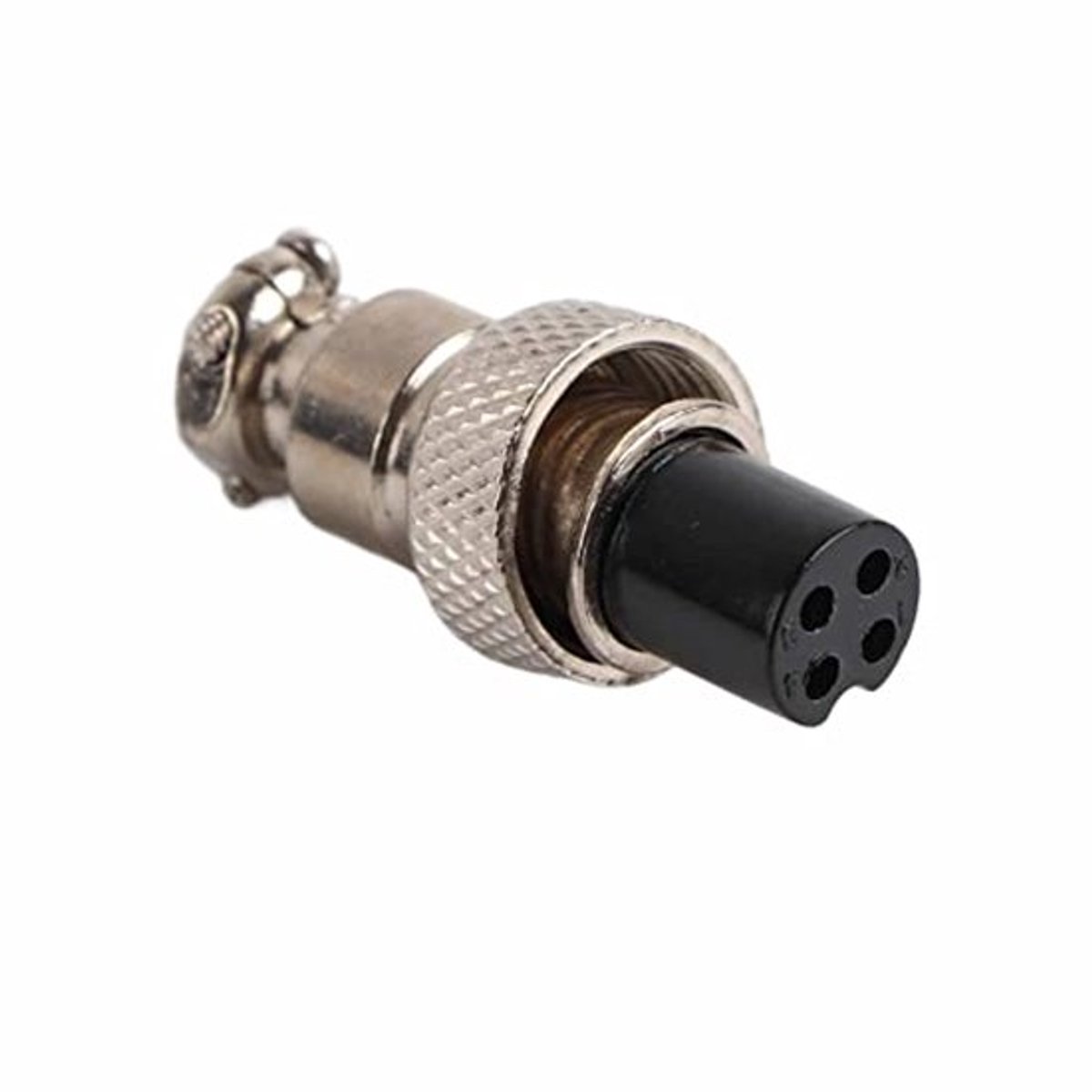 GX12 10 Set Luchtvaart Connector Plug 4Pins 12mm Metaal Socket Zink-Nikkel Geplateerd
