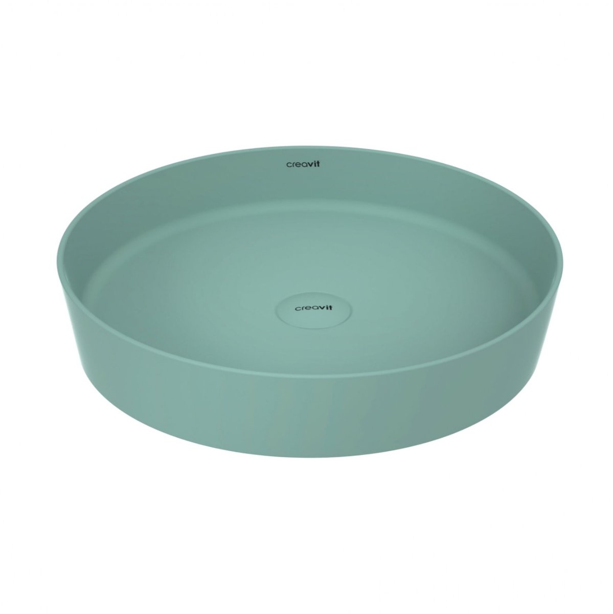 Creavit Loop Opbouw Waskom – 45 cm – Nijl Groen
