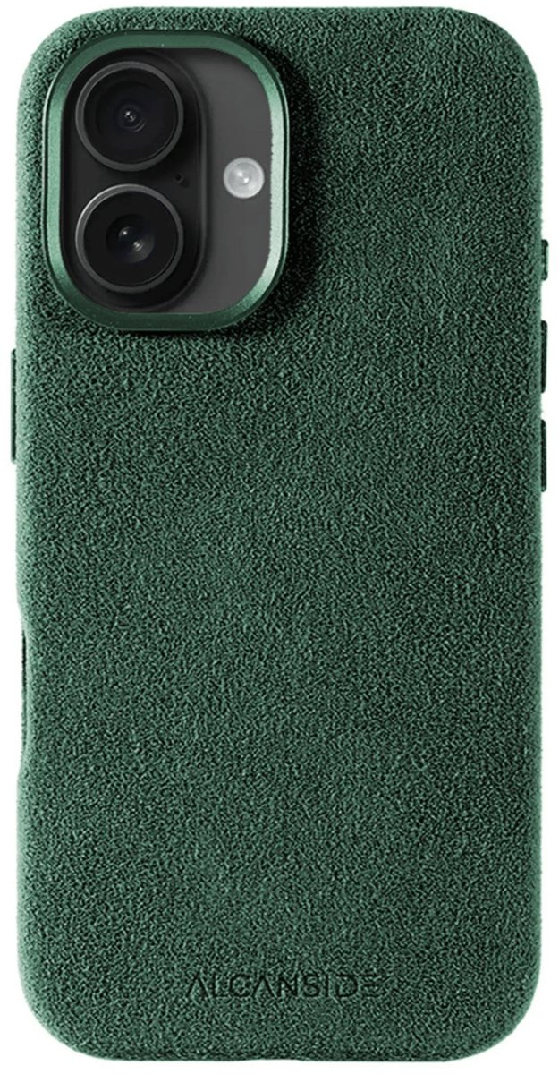iPhone 16 - Alcantara Case - Midnight Green