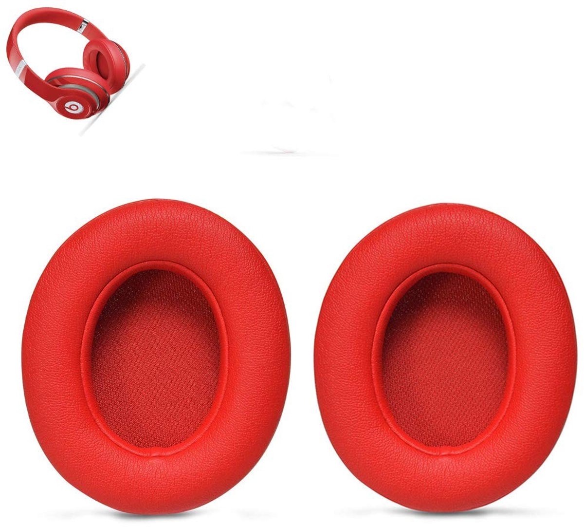 Dailygoods - Vervangende Oorkussens Kit - Compatibel met Beats Studio 2.0 - Rood - Hoofdtelefoon Accessoires - Comfortabel en Duurzaam - Geschikt voor