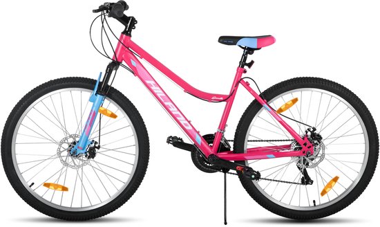 HILAND Mountainbike 26 inch - Dames MTB - 18 Versnellingen - Lage instap - Dubbele schijfremmen van Hiland — afbeelding 2