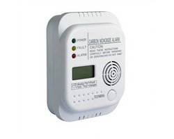 LCD-koolmonoxidedetector, CO-alarm met digitaal display, 85 dB geluidswaarschuwing, werkt op batterijen, draagbare CO-monitor voor thuis, keuken, slaapkamer, garage en camper