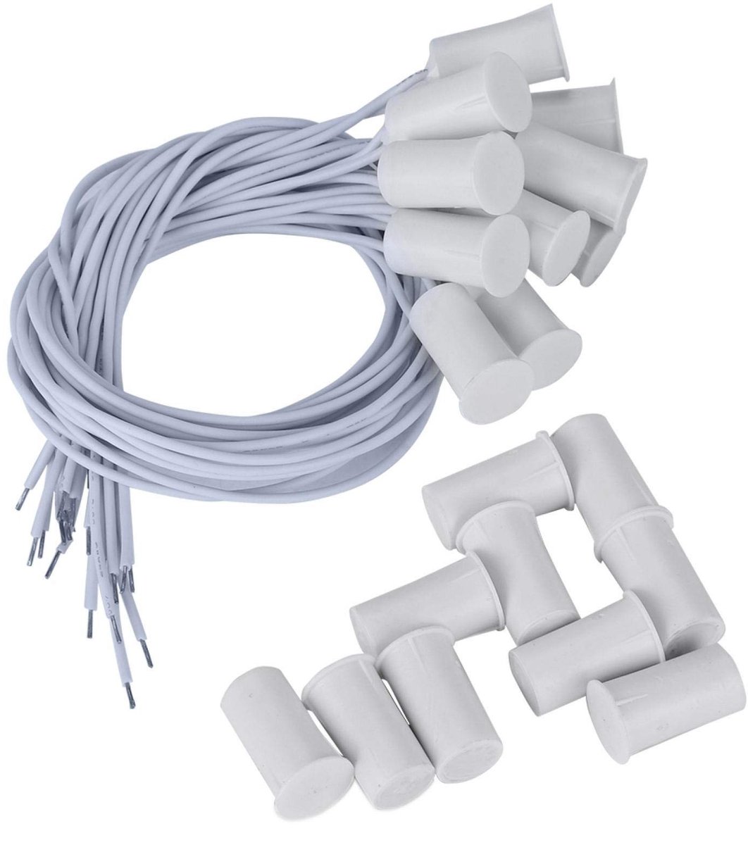 Dailygoods - Draadloze Deur- en Raamsensoren - Alarm Systemen - 10-delige set - Veiligheidssensoren - Geschikt voor woningbeveiliging - Voor binnen en