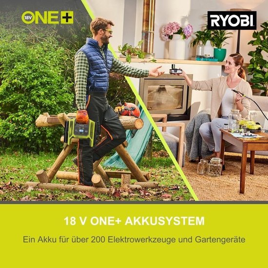 Ryobi - Zilver steelstofzuiger (incl. 1x2.0Ah accu) ONE 18V van Merkloos	 — afbeelding 3
