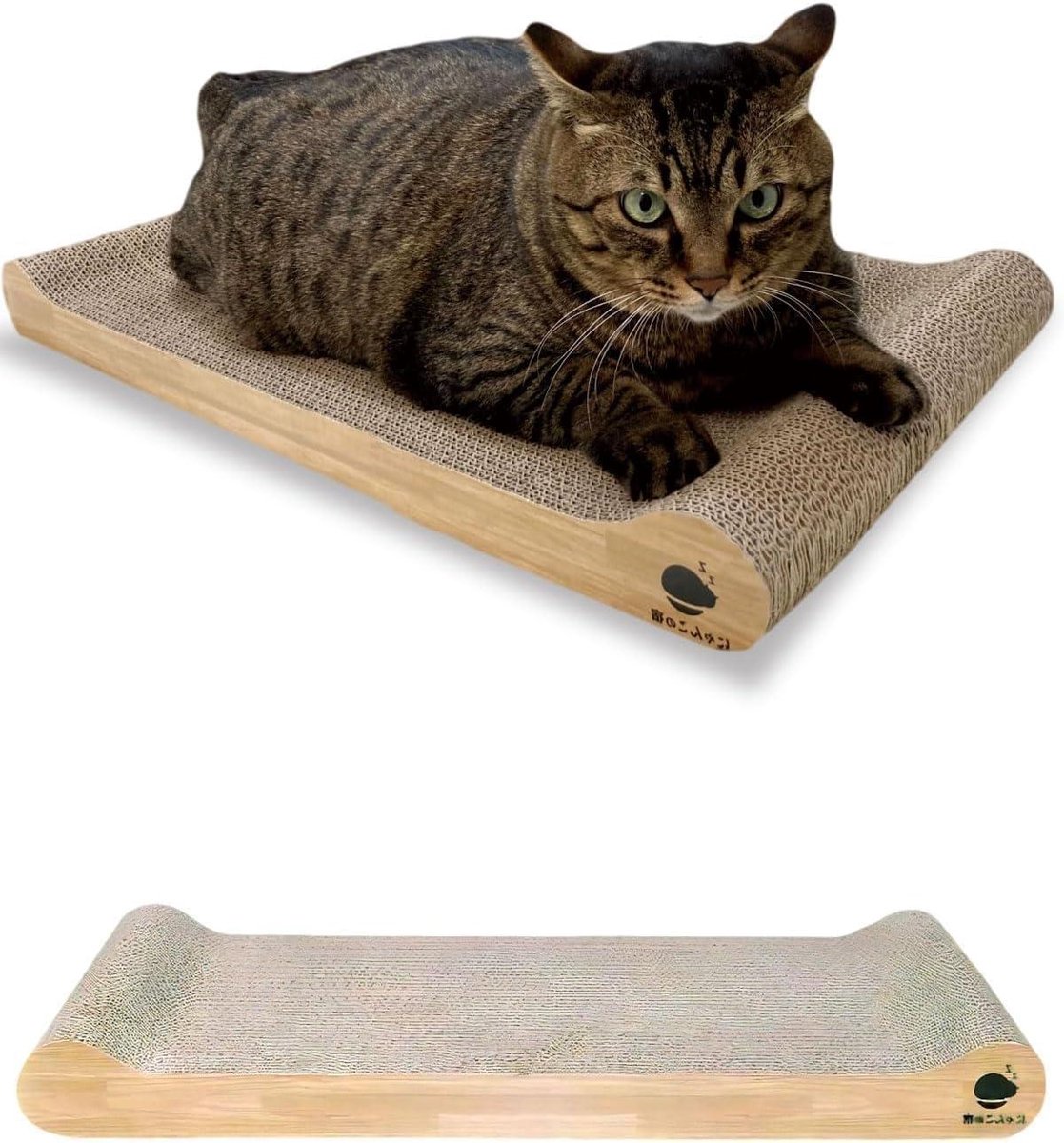 Kattenkrabmat - Krabplank - Katten Krabben - Puinvrij Ontwerp - 58 x 34 x 6 cm - Bruin