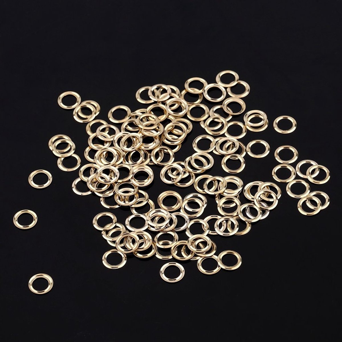 5mm Metalen Grommets en Rivets - 100 Stuks voor Kleding, Handwerk en Leerbewerking