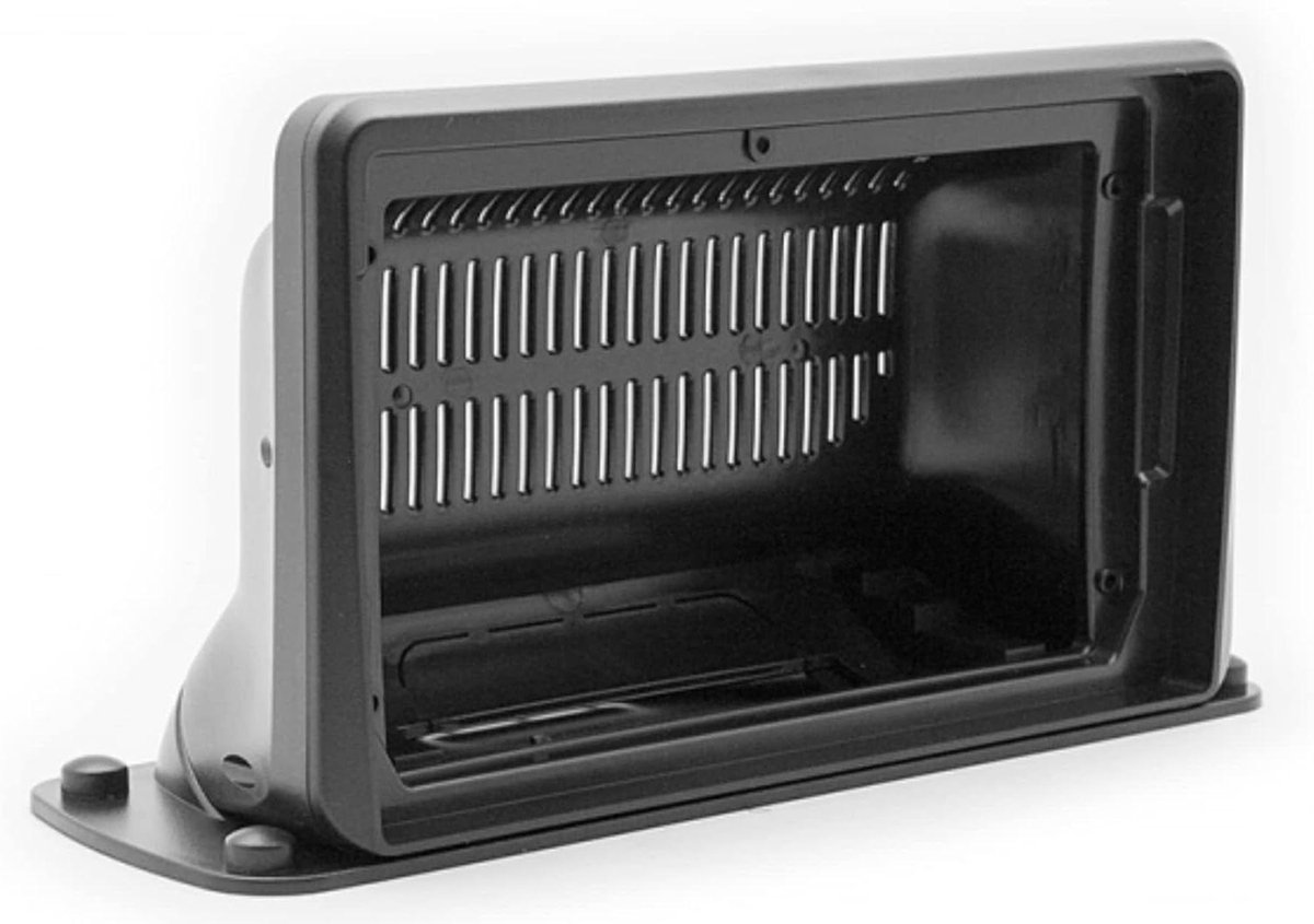 Radio adapter - Autoradio frame - Universele montage - Buitenmontage mogelijk - 9 inch - Zwart