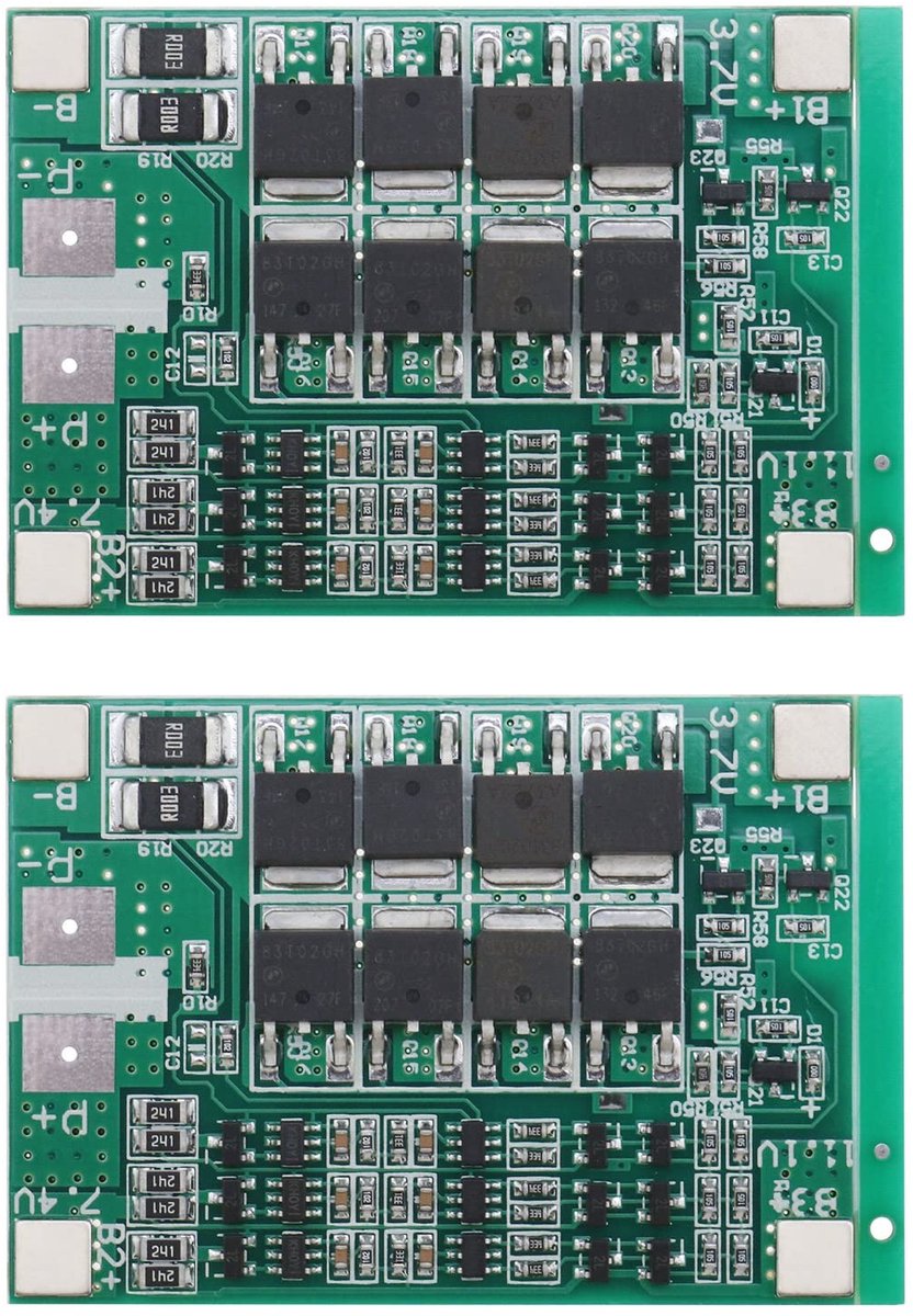 Store_7 - Lithium Batterij Bescherming Board - Multi-Bescherming - 12V - 40A Ontlading - Voor Lithium Batterijen - 3S Bescherming