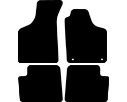 Automatten Renault Twingo - Vloermatten Auto - Bescherming Interieur - Voertuigspecifieke Pasvorm - 4 Delige Set - Luxury