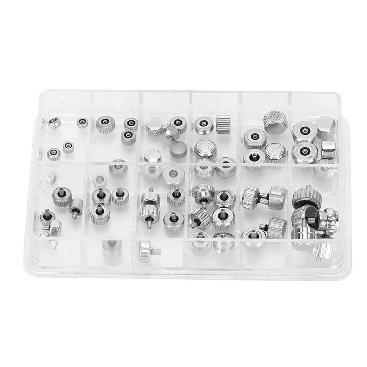 Store_7 - Horloge Vervanging Kit - Roestvrij Staal - Reparatie Tool - Geschikt voor Chronograaf Horloges - Inclusief Platte en Ronde Hoofd