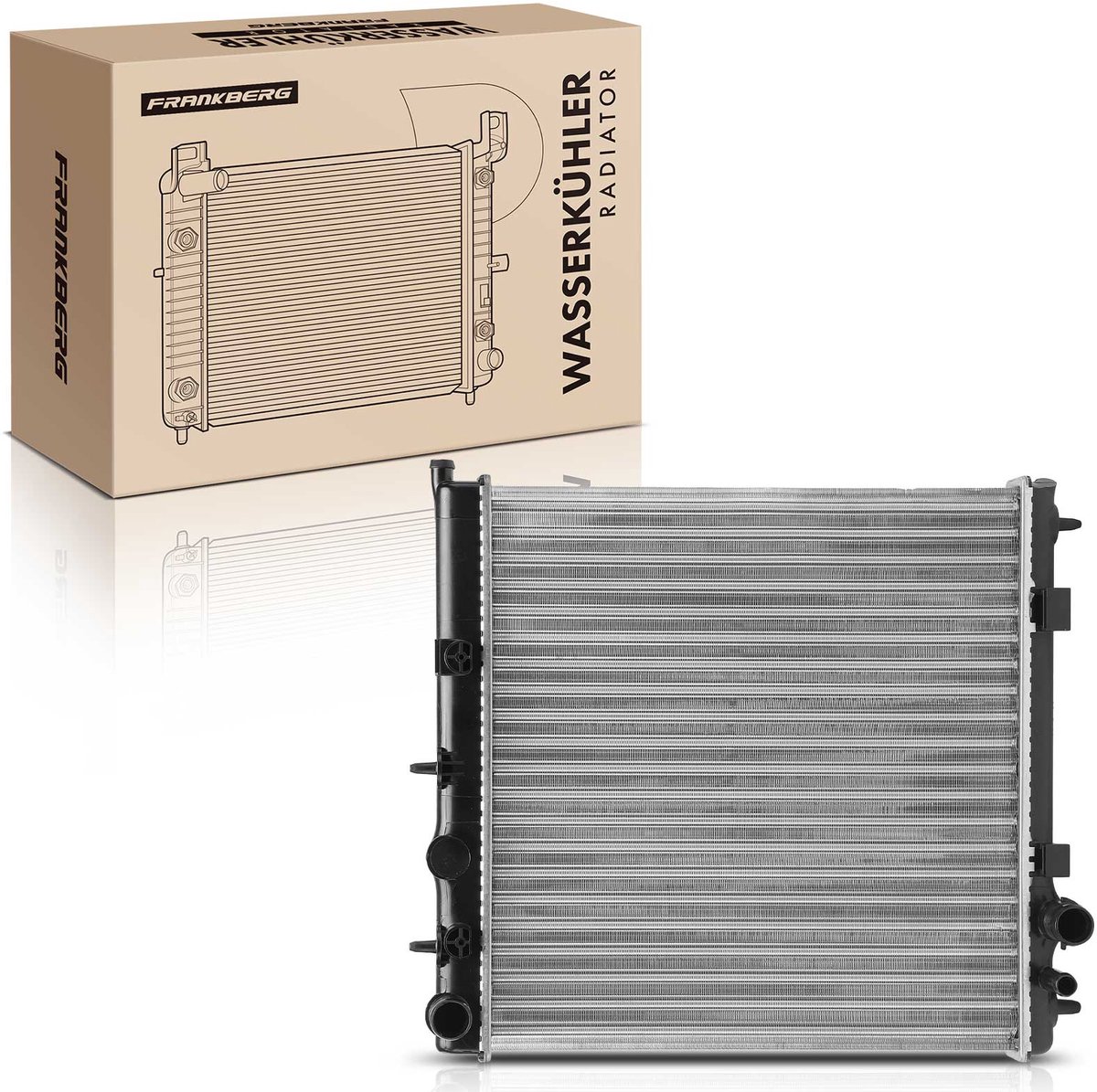 Frankberg 1x radiator waterkoeler motorkoeler voor Citroën