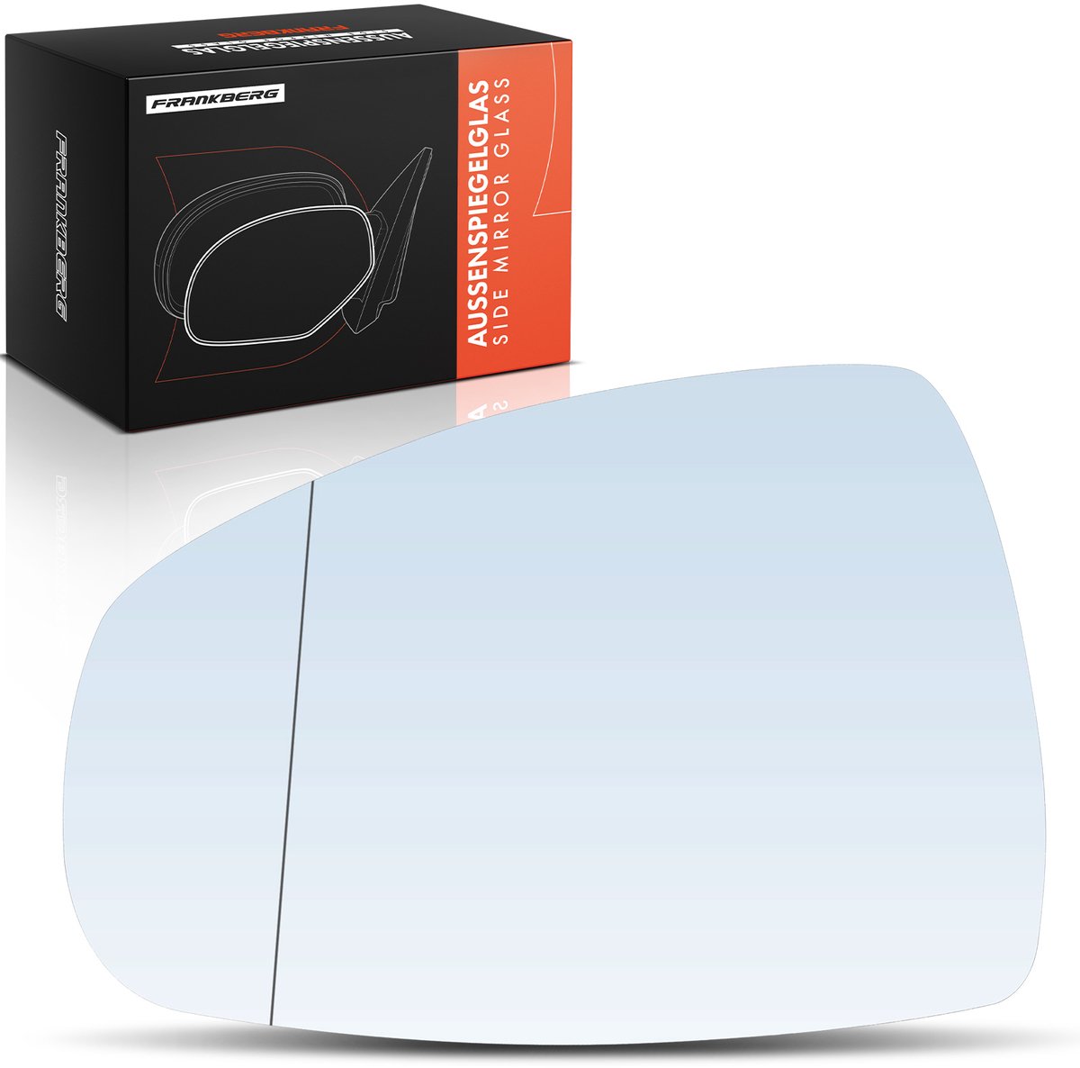 Frankberg 1x Buitenspiegelglas links voor Audi A1 Sportback 8X1 8XK