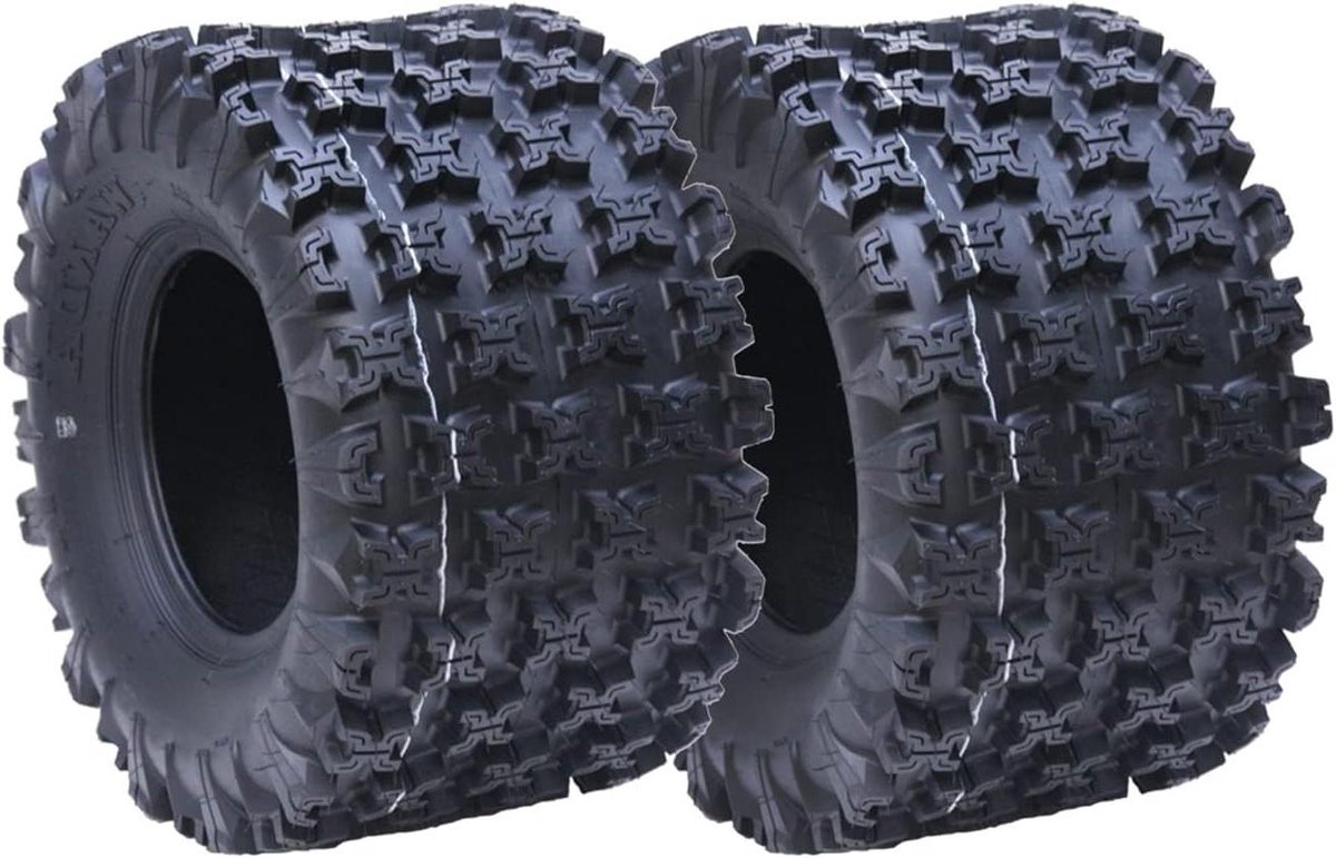 ATV Quad Banden - Off-road Banden - Tractie Verbeteren - Weg Legale Race Banden - 20x11.00-9 - Zwart