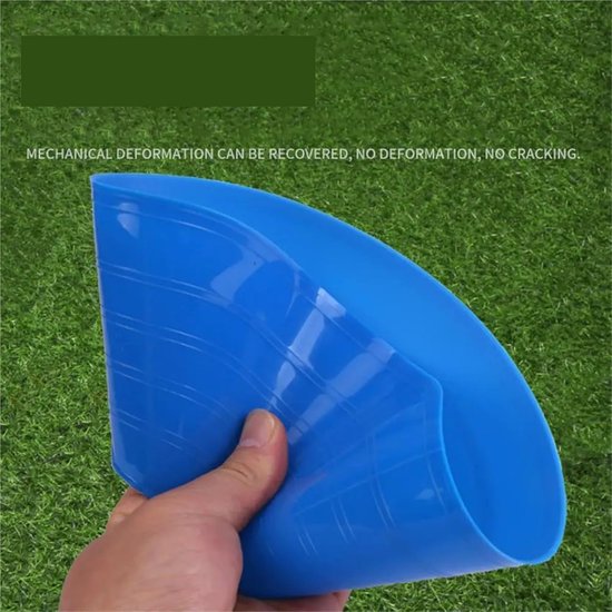 Voetbal Trainings Kegels - Marker Schotels - Sport Training - Duidelijke Zichtbaarheid - 20 Stuks - Geel — afbeelding 2