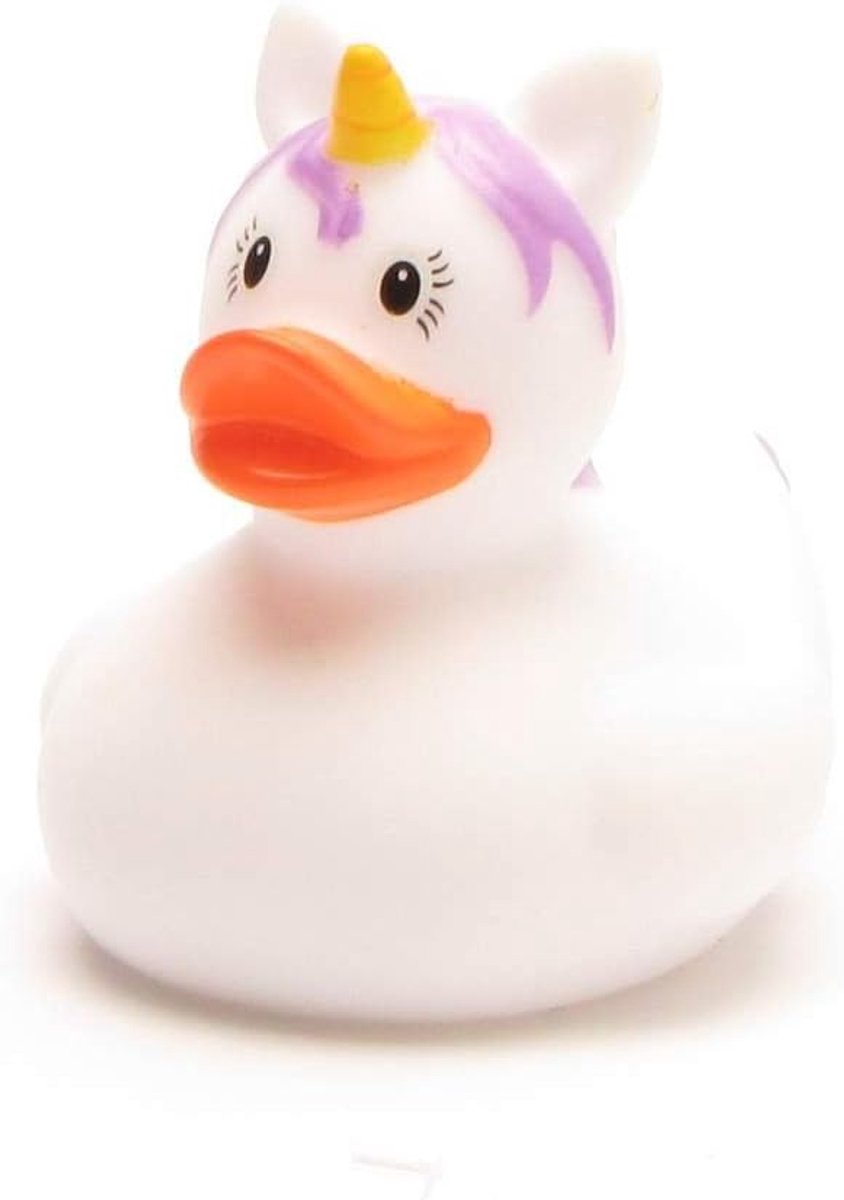 Mini Eenhoorn Badeend Wit - Leuk Bad Speelgoed voor Kinderen (4,5 cm)