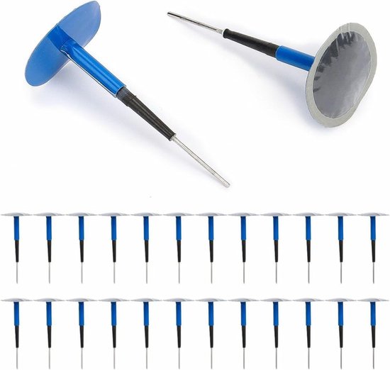 Paddestoel Band Reparatie - Band Plakset - Banden Zelf Fixen - Hoge Temperatuur Bestand - 24 Stuks - Zwart — afbeelding 5
