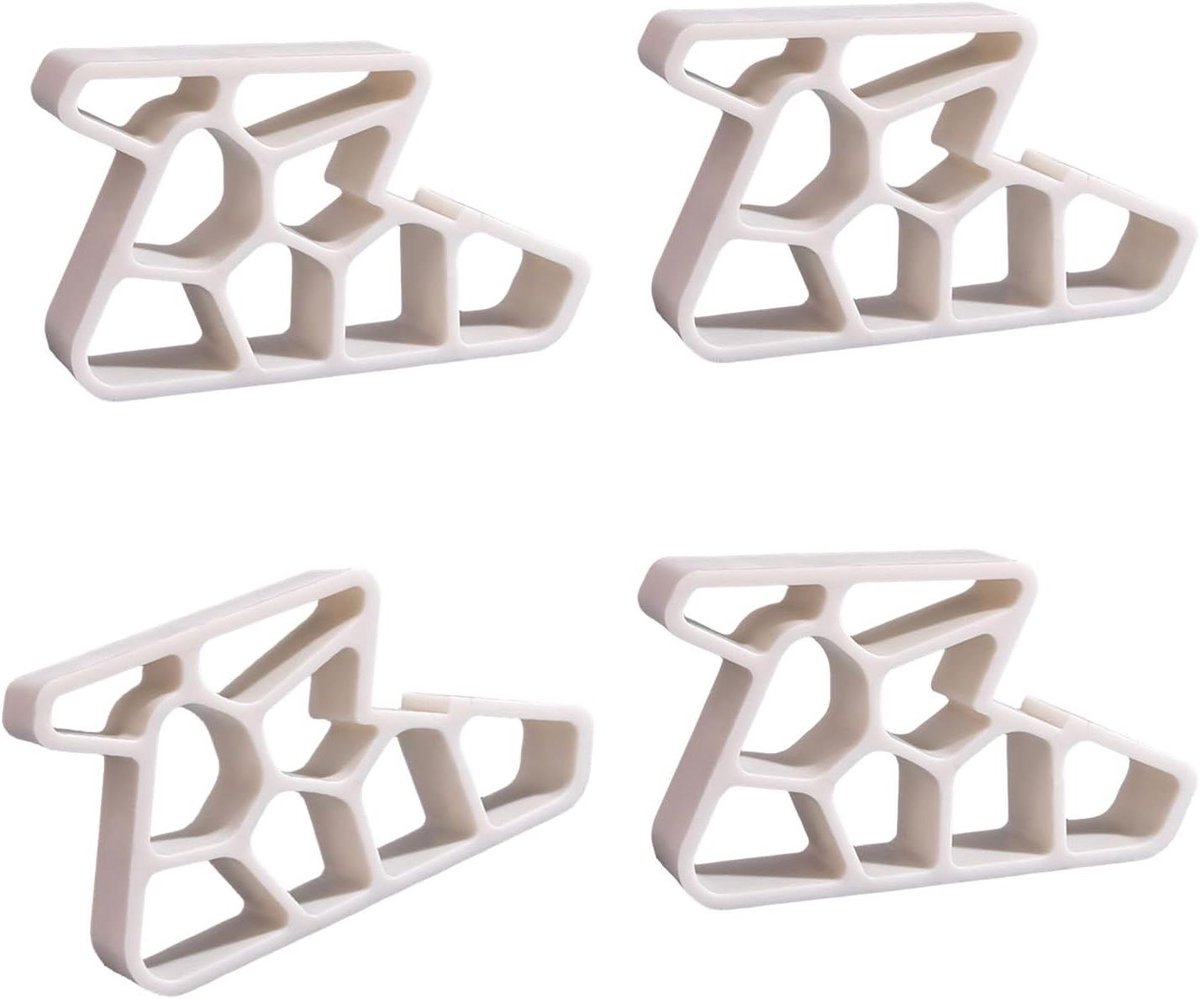 Raam Balkon Deurstopper - Rails Stopper - Voorkomen Dichtwaaien - Hoge Sterkte 5kg - 50-100 mm breed - Wit