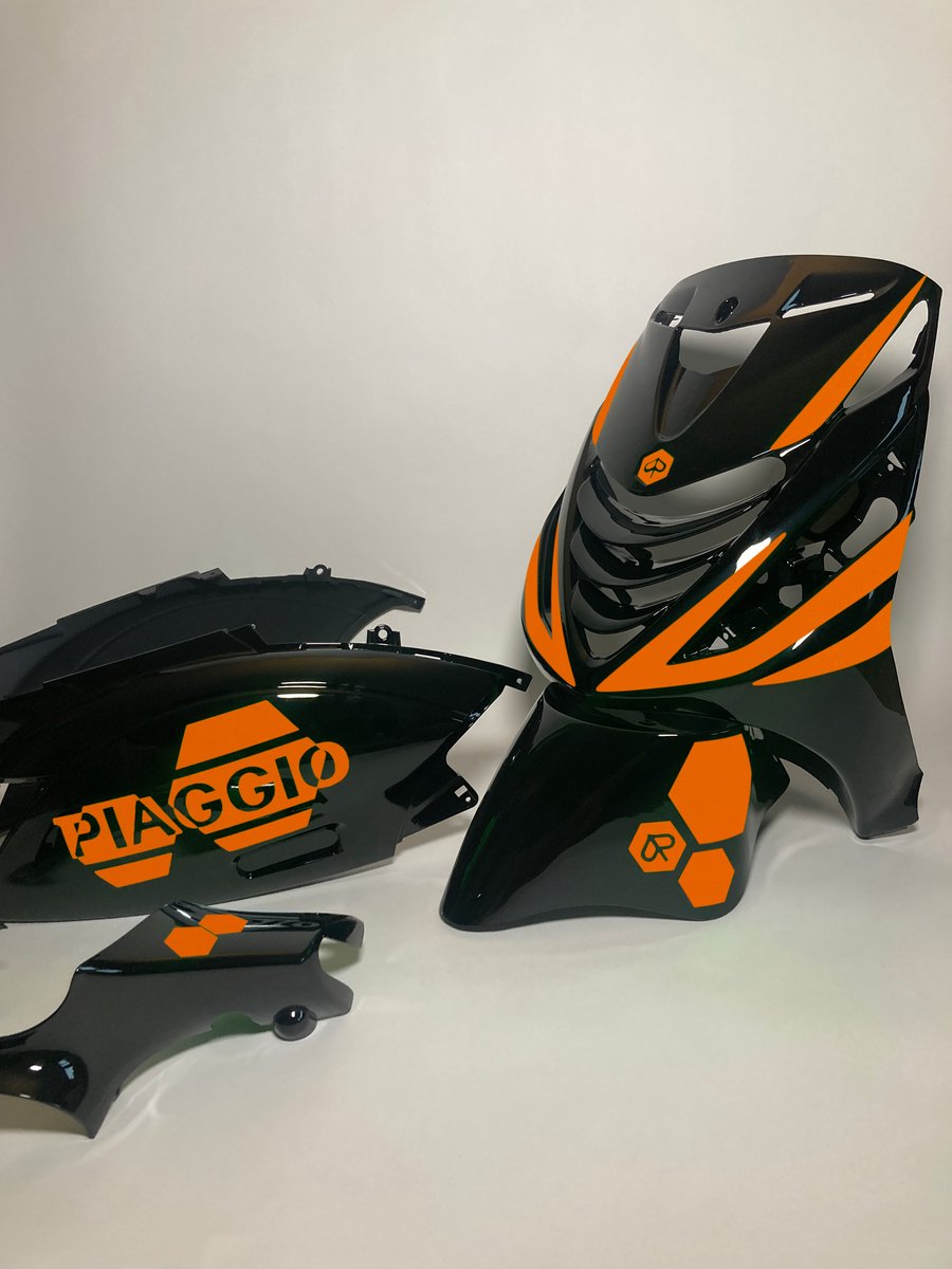 Piaggio Zip Stickerset - Hexa - Orange