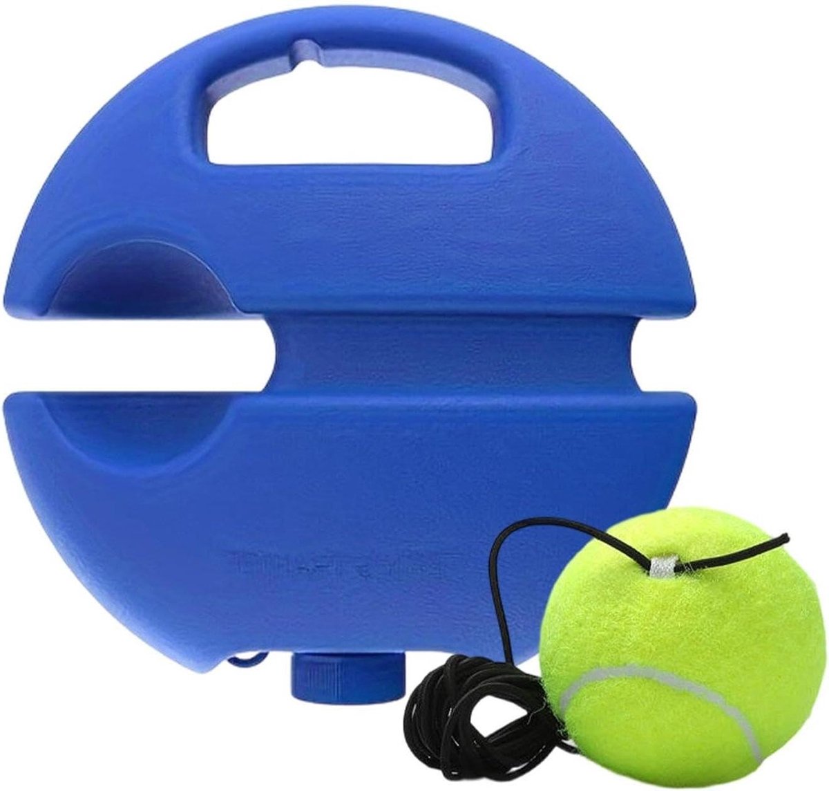 Tennistrainer - Padeltrainer Oefenapparaat - Tennisvaardigheden Verbeteren - Anti-Knoop Touw - 20.5 cm - Rond