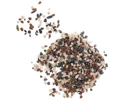 Aquarium Grind - Decoratieve Kiezels - Aquarium Inrichten - Natuurlijke Steen Look - 1 Pond - Multi
