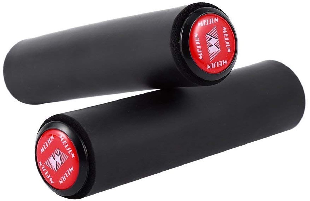 MTTproducts- Fietshandgrepen Ergonomisch Ontwerp - Antislip - Schokabsorberend - Geschikt voor Stuurdiameter 18 mm - Comfortabele Grip - Voor Mountainbike/Racefiets - Fietshandvatten